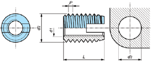 Ensart 302 Series Self tapping Insert