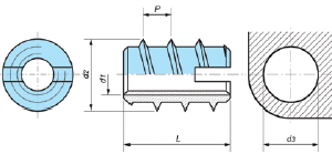 Ensat 309 Series Self Tapping Insert